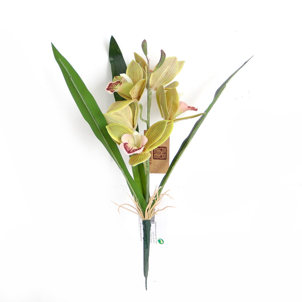 31cm 3D cymbidium orchid artificial flower home decoration