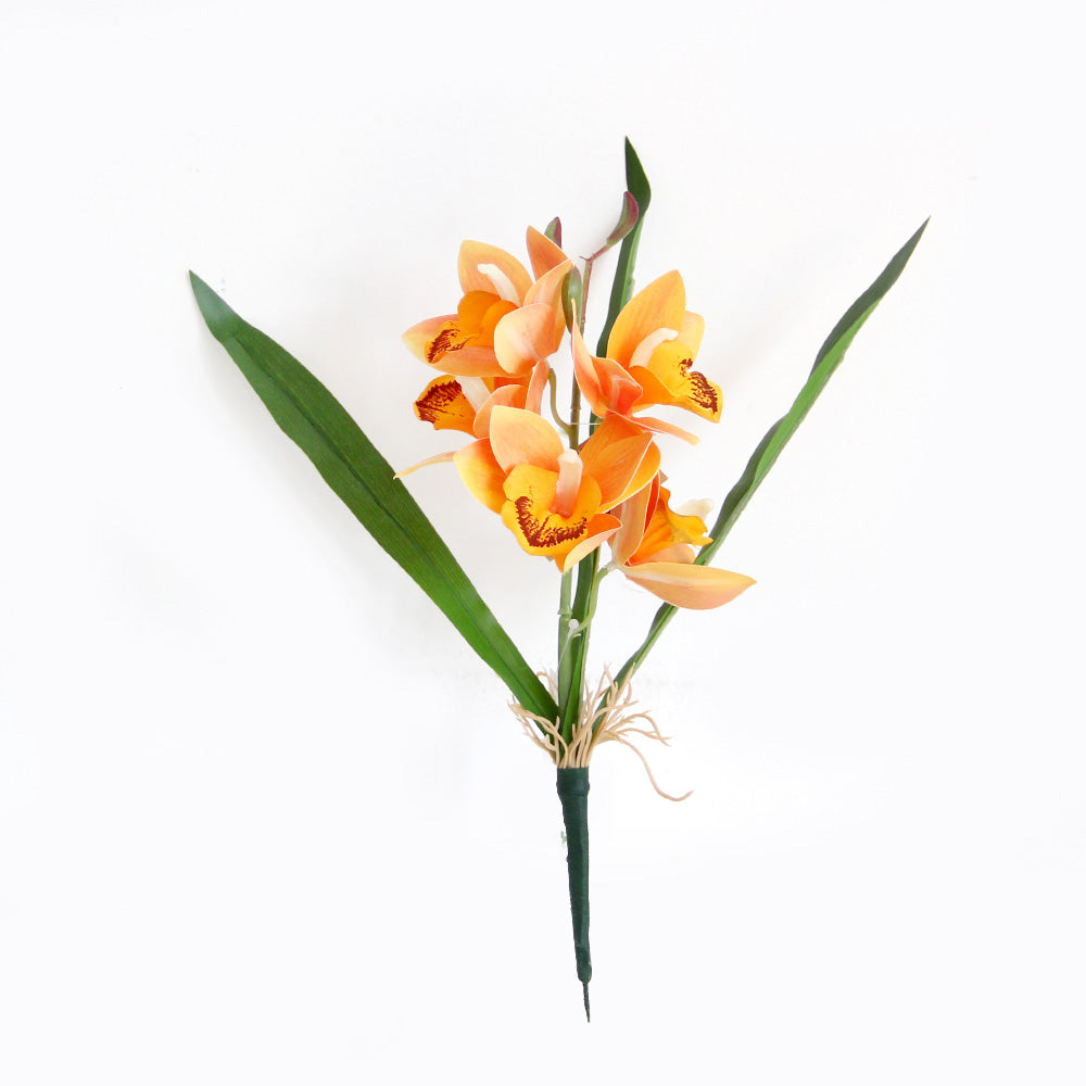 31cm 3D cymbidium orchid artificial flower home decoration