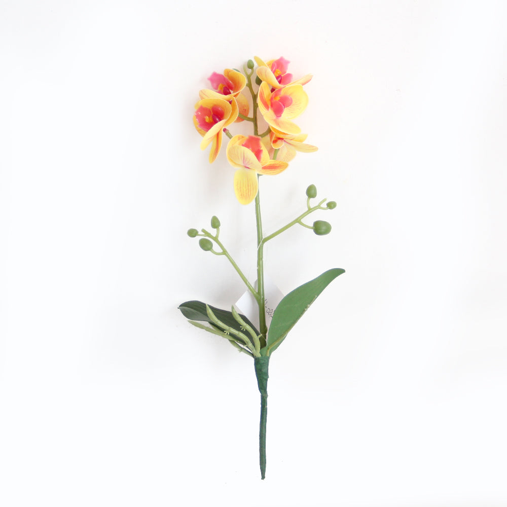 High Quality 3D 5heads Phalaenopsis Mini Artificial Flowers Orchid for Wedding Home Decoration
