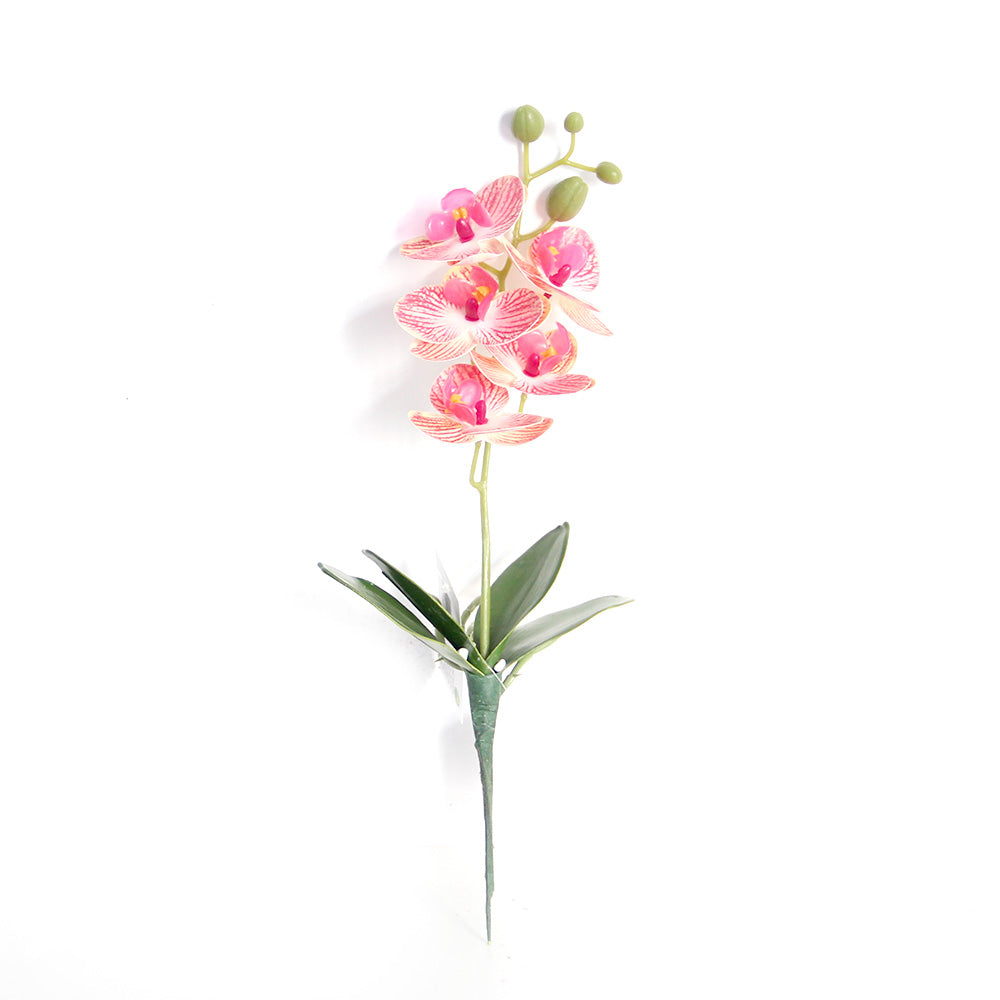 37cm 3D small 5 flowers butterfly orchid artificial flower home decoration