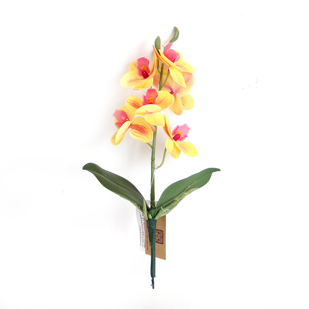 37cm 3D small 5 flowers butterfly orchid artificial flower home decoration