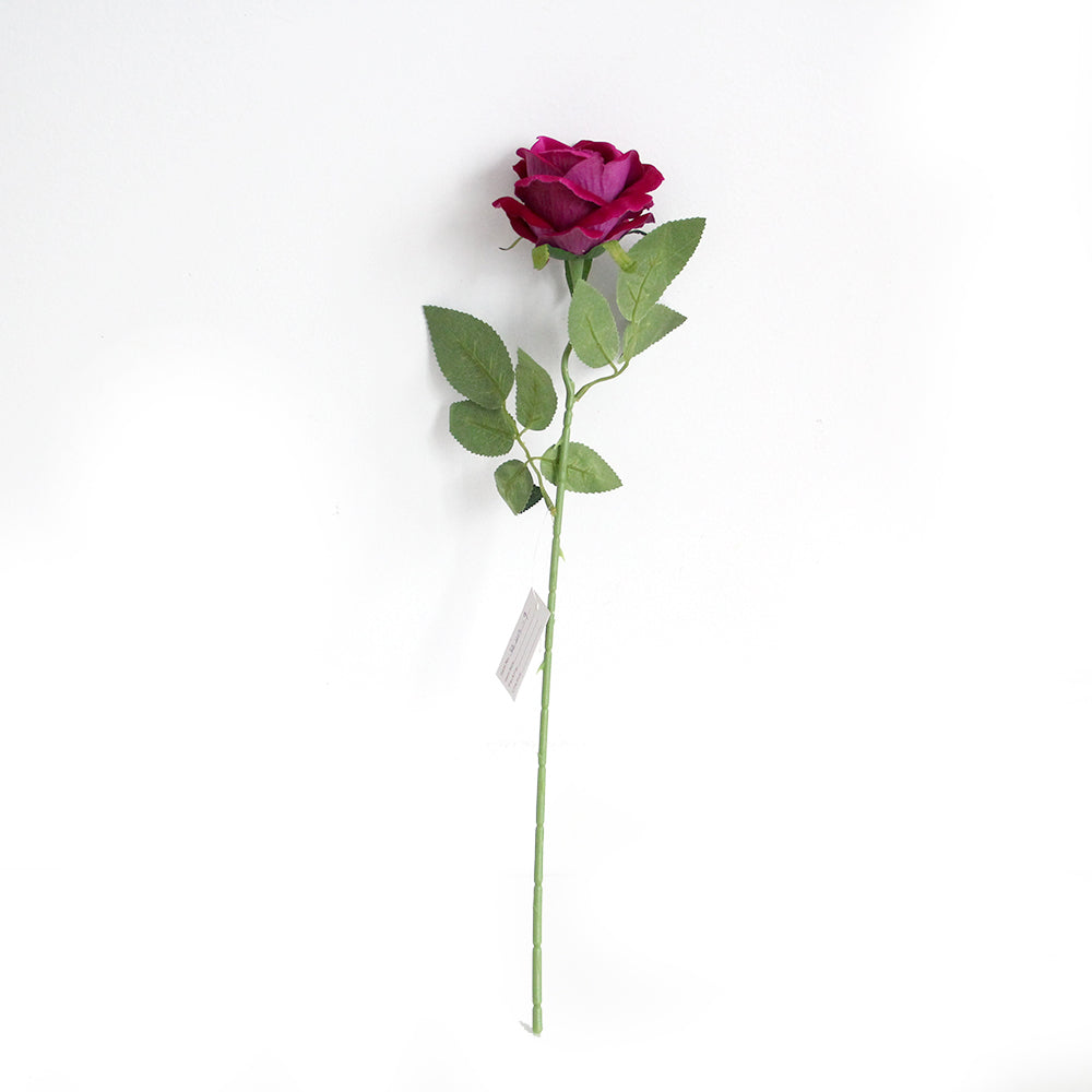 50CM Valentine's Gift Home Wedding Decoration Artificial Rose Bush Red Rose Bouquet Artificial