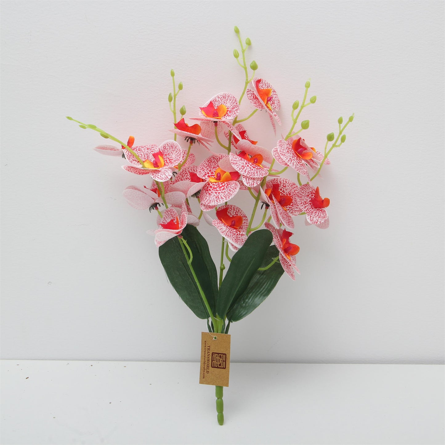 45cm 5 fork film phalaenopsis orchid artificial flower home decoration