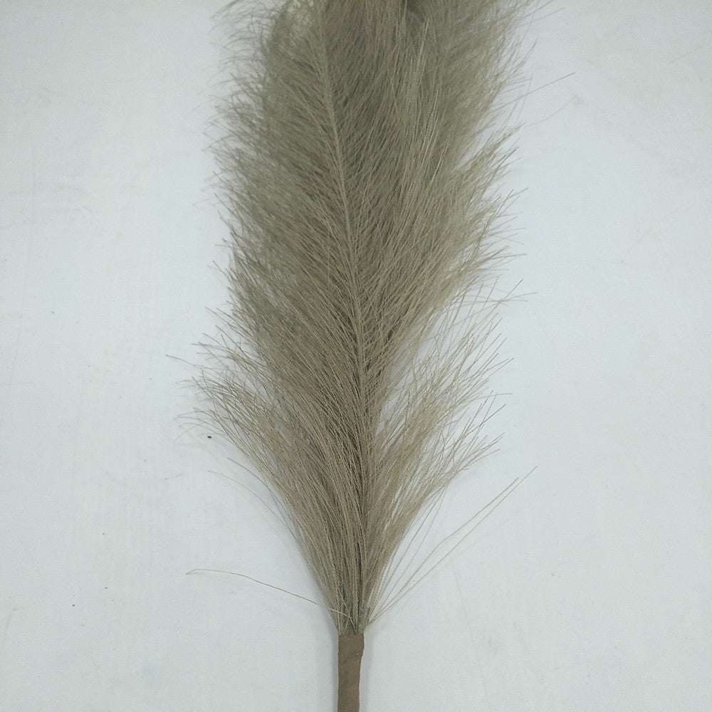 Factory Direct Sales 80CM Feather Pick Artificial Pampas Grass High Quality Greeen Pampas Grass Wedding Centerpieces