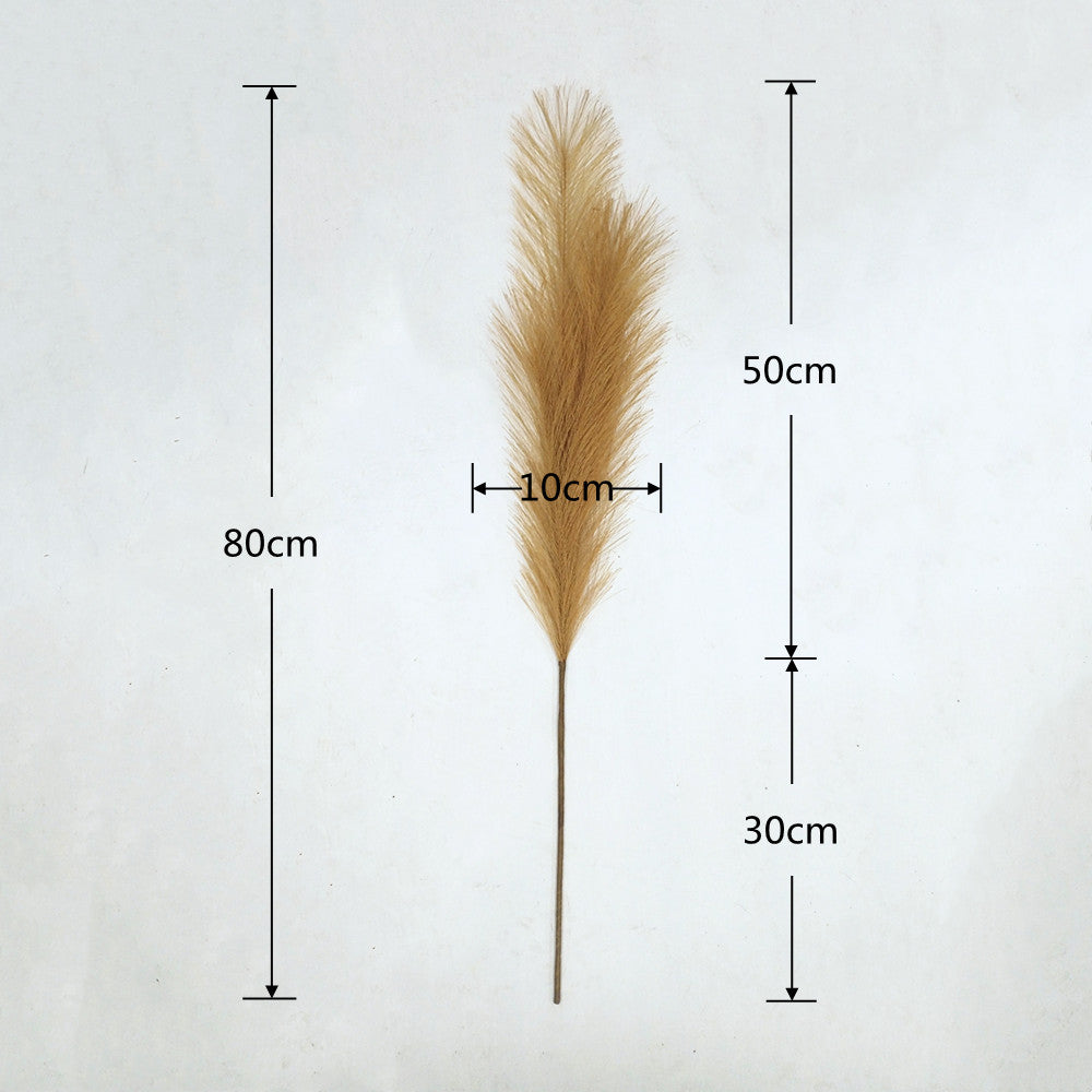 Classic Multicolour 80cm Artificial Pampas Grass Handmade Pampas Grass Artificial Flowers For Wedding Party Home Store Decor