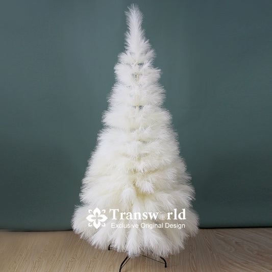 Original Design Pampas Tree 7-ft Fluffy Large Artificial Pampas Grass Tree Festival Wedding Christmas Decorations