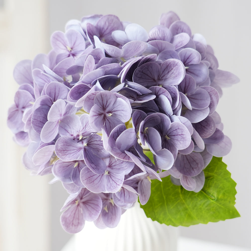 New Design Great Price Artificial Hydrangea Flowers Custom Real Touch Hydrangea Decorative Flowers for Wedding Home Store Decor