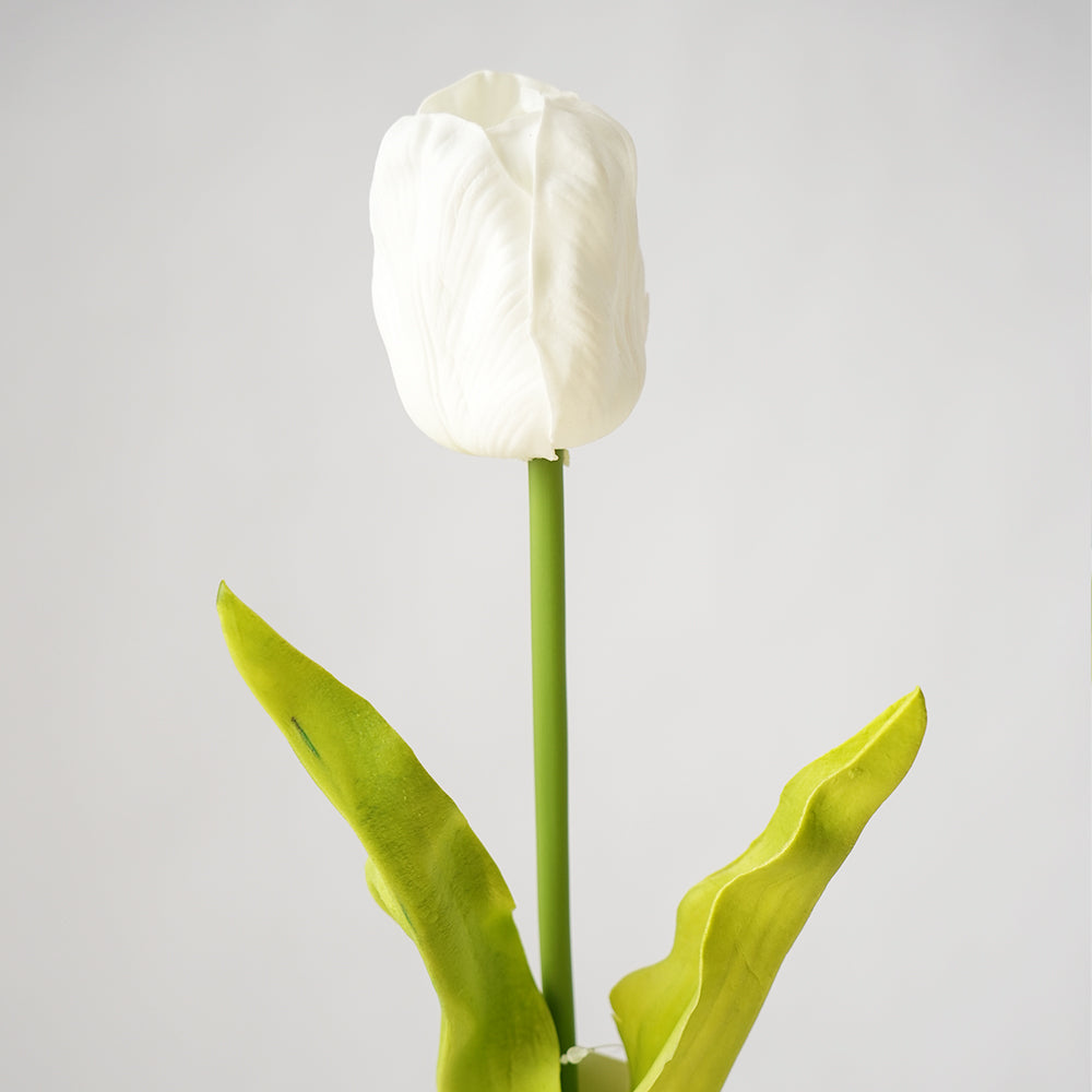 Wholesale PU Material Artificial Tulips Single Head Tulips Flower Decorative Flowers for Home Wedding Mother's Day Decorations