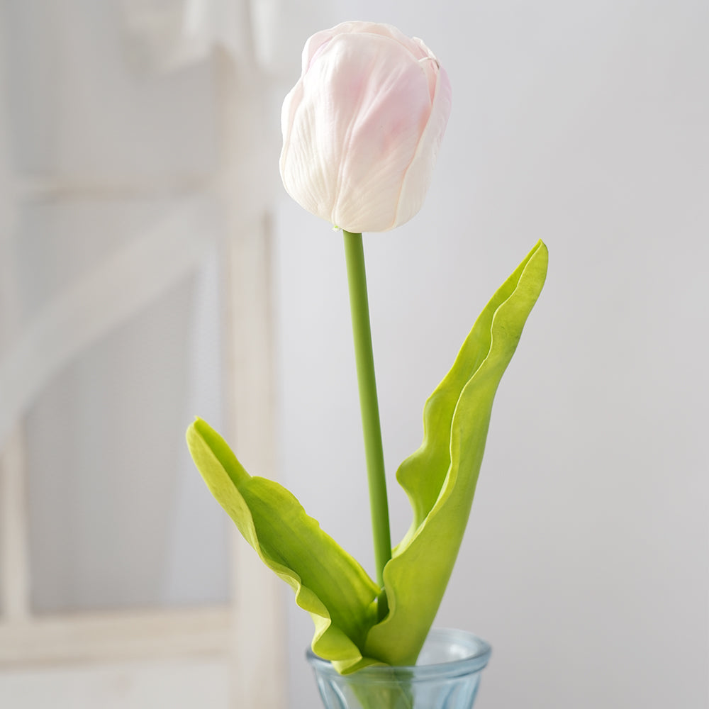Wholesale PU Material Artificial Tulips Single Head Tulips Flower Decorative Flowers for Home Wedding Mother's Day Decorations