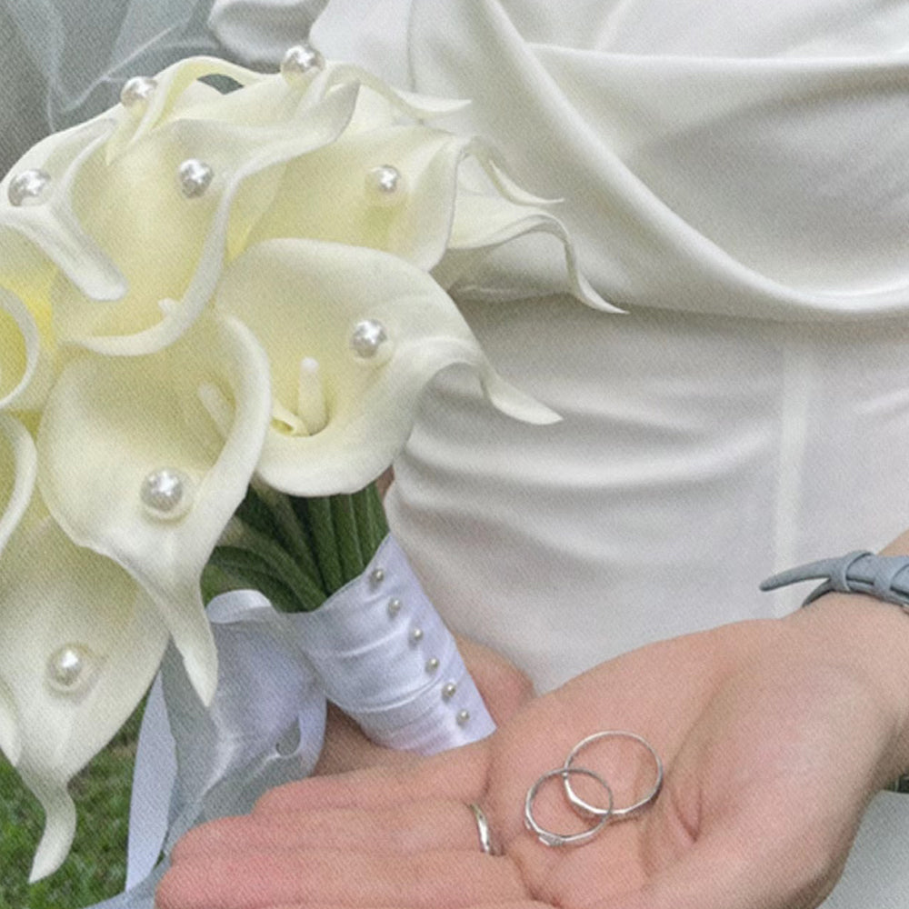 DIY 7head Calla Lily Artificial Flowers Silk Flowers Calla Lily Bouquet For Indoor and Outdoor Decor Wedding Flower Arrangement