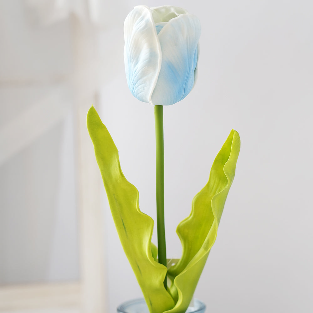 Wholesale PU Material Artificial Tulips Single Head Tulips Flower Decorative Flowers for Home Wedding Mother's Day Decorations