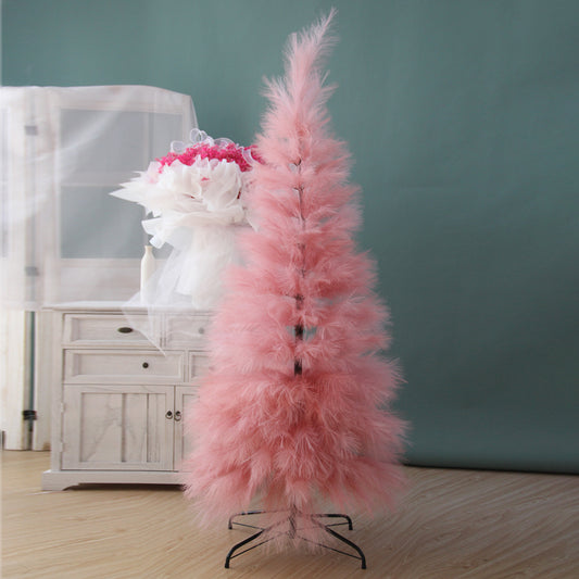 Popular Color Bar Bie Pink Pampas Tree Artificial 180cm Pampas Grass Christmas Tree Birthday Party Wedding Christmas Decorations