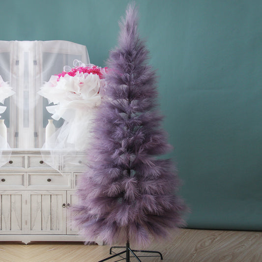 Original Design 1.8m Pure Lilac Artificial Pampas Tree Wedding Home Decoration Tree Pampas Grass Artificial Christmas Tree