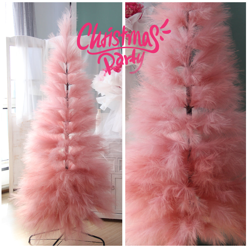Popular Color Bar Bie Pink Pampas Tree Artificial 180cm Pampas Grass Christmas Tree Birthday Party Wedding Christmas Decorations
