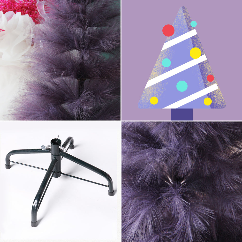 Original Design 1.8m Pure Lilac Artificial Pampas Tree Wedding Home Decoration Tree Pampas Grass Artificial Christmas Tree
