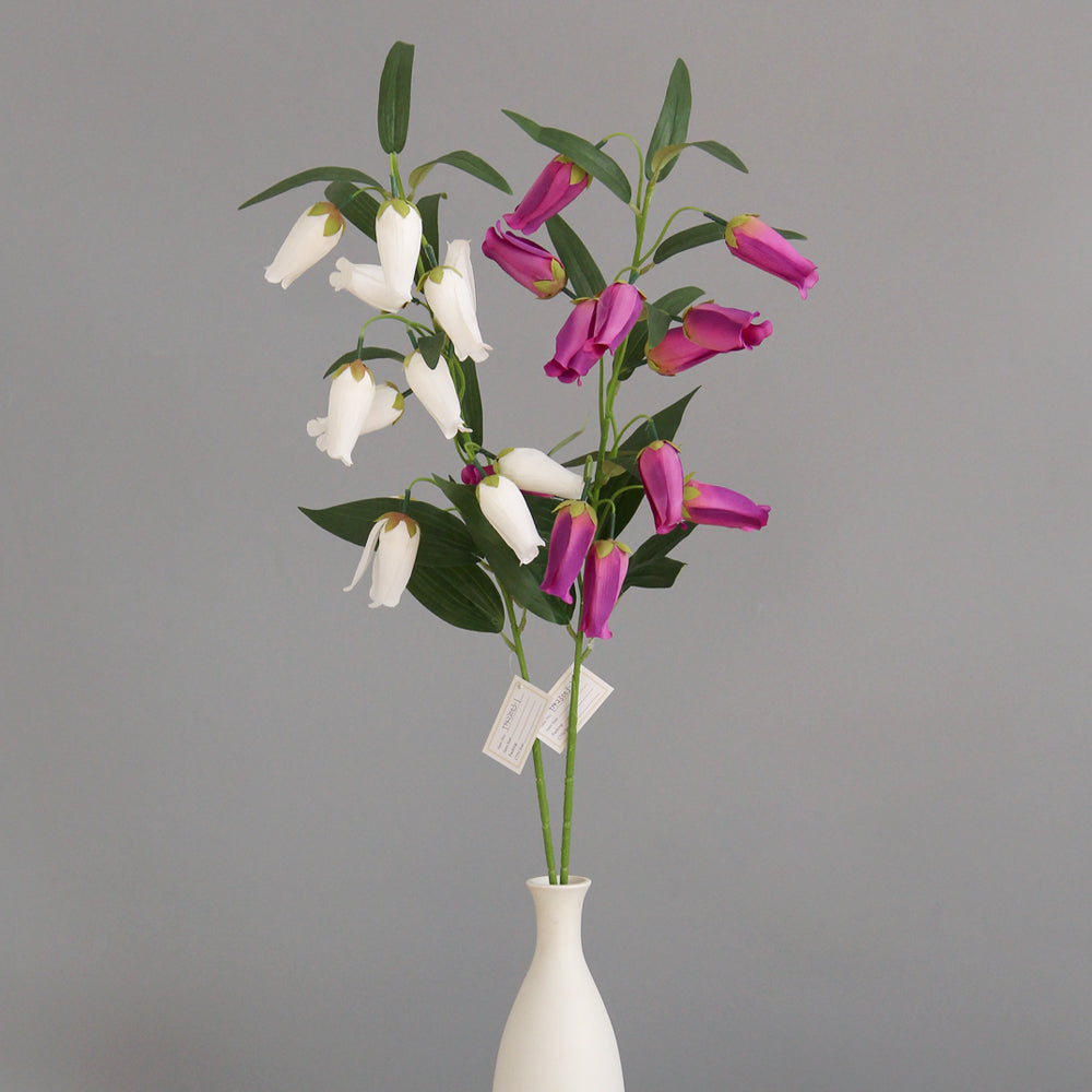 Whosale Long Size Campanula Artificial Flowers For Wedding Home Garden Decoration Artificial Flower Arrangement