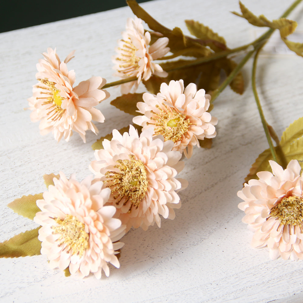 57cm Artificial Chrysanthemum Multicolour Artificial Flowers Decoration Chrysanthemums Spray High Simulation Flower Home Decor
