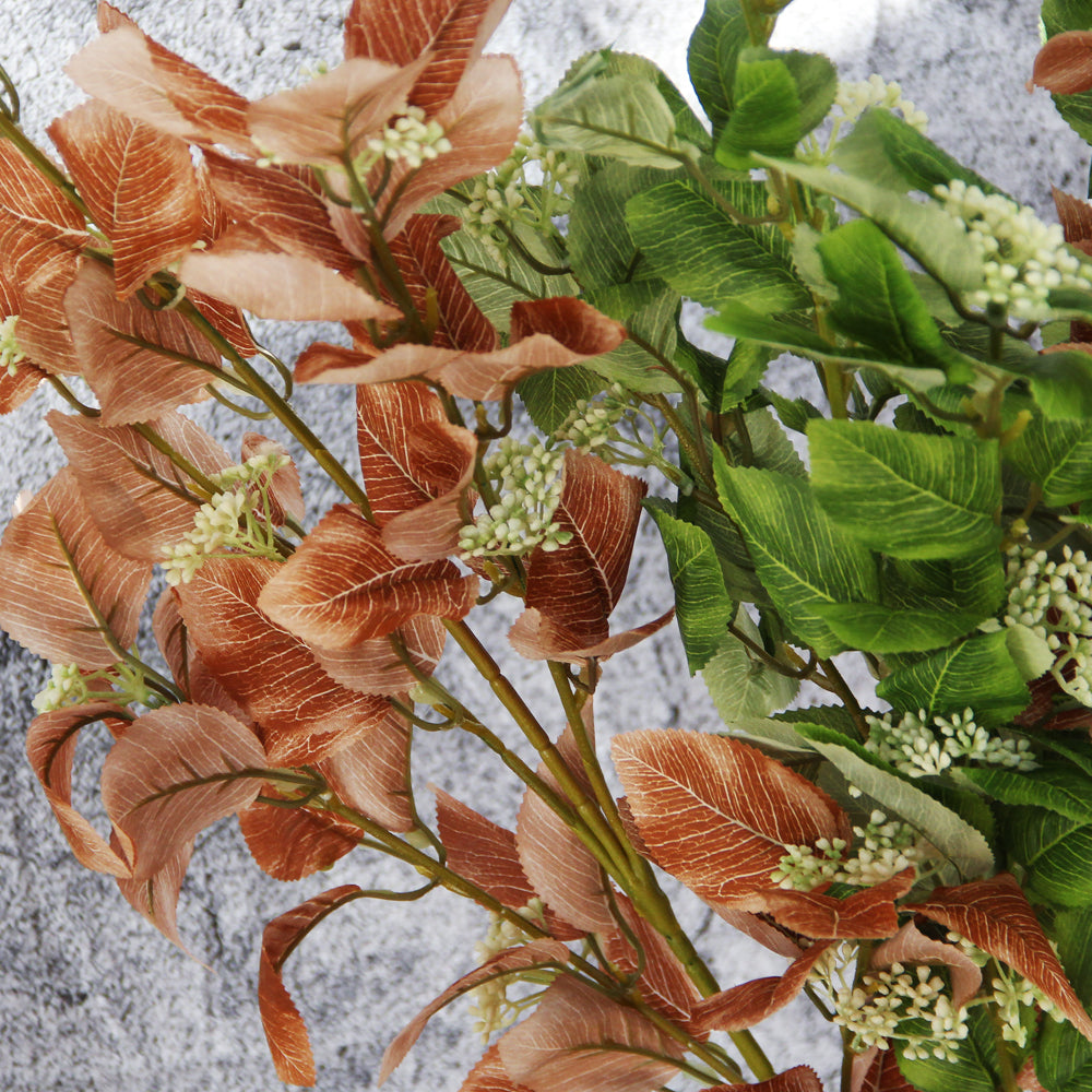 Unique Design Wholesale Artificial Leaves High Quality 34.25INCH Artificial Branch Large Plant Leaf For Daily Decoration