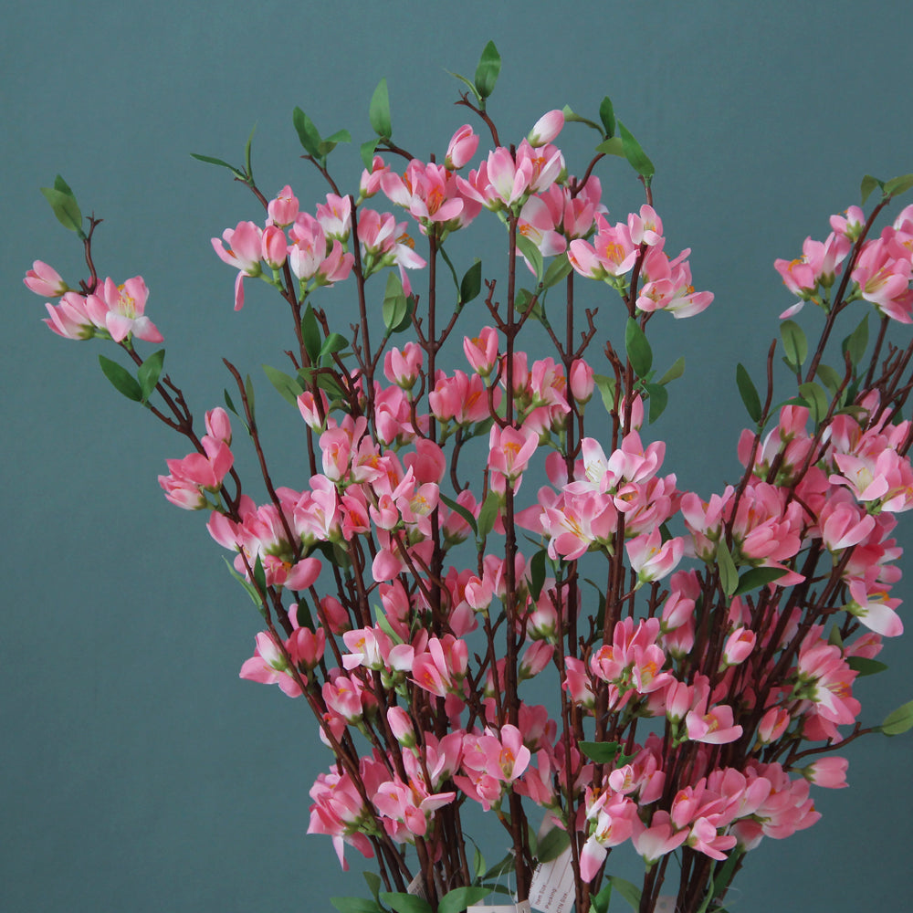 Wholesale Artificial flowers Jasminum Nudiflorum Spring Long Branch Multicolour High Simulation Artificial Branch For Decoration