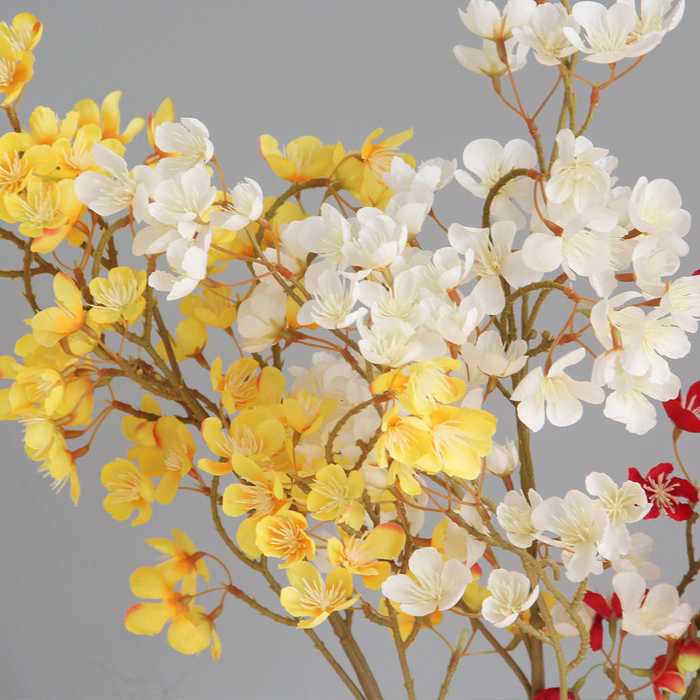 New Style Artificial Flower 100cm Apple Blossom Other Decorative Flowers And Plants For Teahouse Office Home Decoration