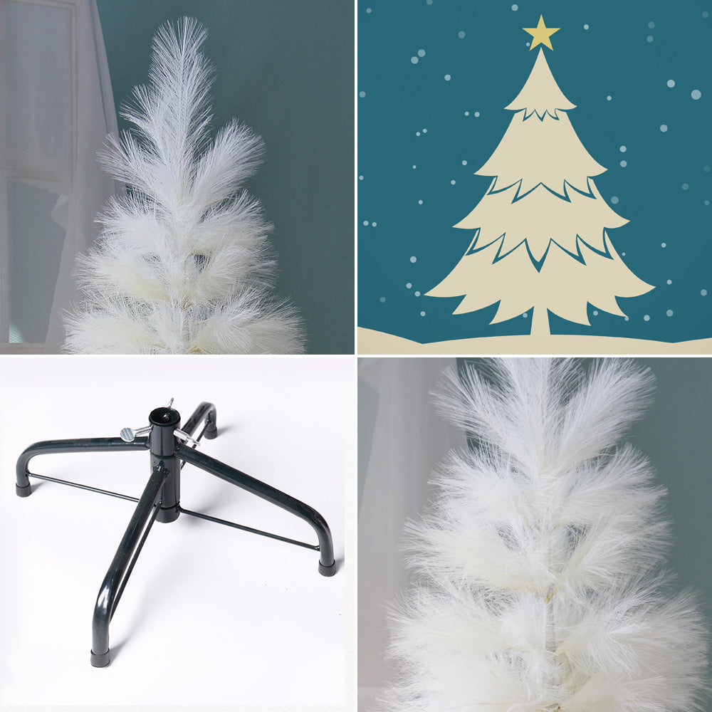 5-ft Pampas Grass Tree Beautiful White Christmas Trees Dense Artificial Pampas Tree Wedding Hotel Restaurant Home Decoration