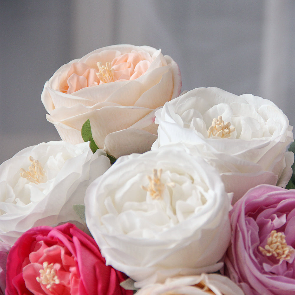 High Quality Custom Real Touch Roses Beautiful Colorful Artificial Flower For Wedding Valentine's Day Christmas Graduation