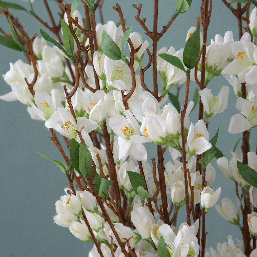 Wholesale Artificial flowers Jasminum Nudiflorum Spring Long Branch Multicolour High Simulation Artificial Branch For Decoration