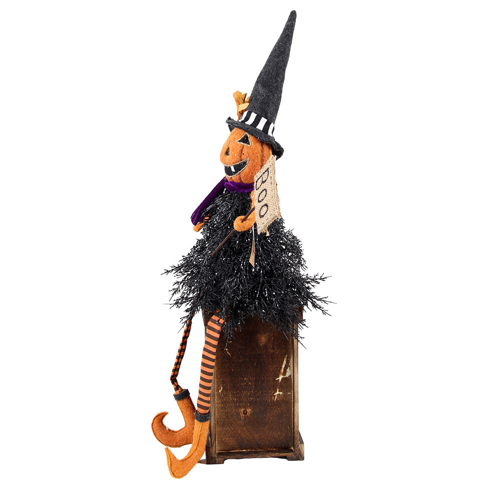 Creative Design Hand Made Halloween Scary Dolls Halloween Decoration Scarecrow Pumpkin Grimace Toy Party Decor