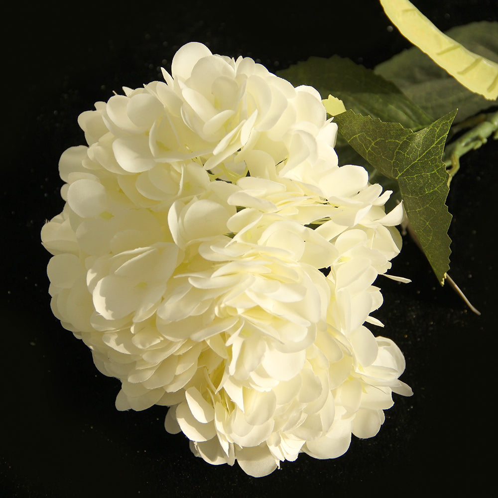 2024 New Products 31.5INCH Tall Artificial Hydrangea Flower Big Hydrangea Head Artificial Flowers Arrangement Wedding Decoration