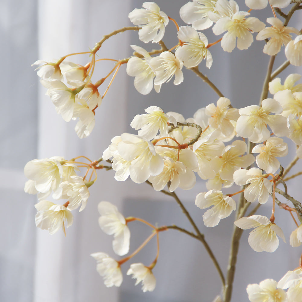 New Style Artificial Flower 100cm Apple Blossom Other Decorative Flowers And Plants For Teahouse Office Home Decoration