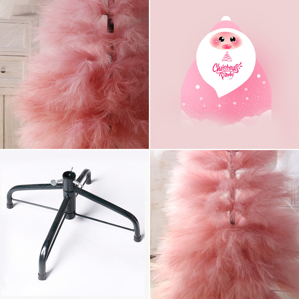 Popular Color Bar Bie Pink Pampas Tree Artificial 180cm Pampas Grass Christmas Tree Birthday Party Wedding Christmas Decorations
