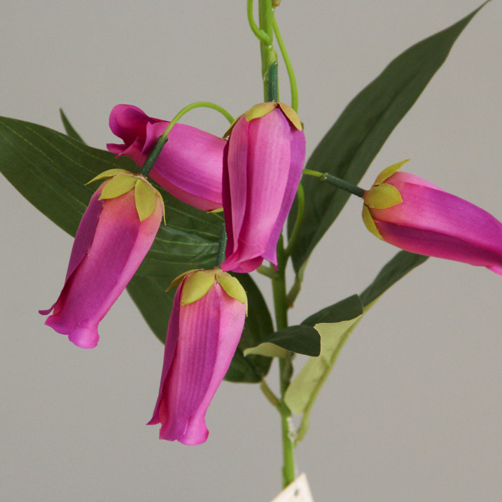 Whosale Long Size Campanula Artificial Flowers For Wedding Home Garden Decoration Artificial Flower Arrangement