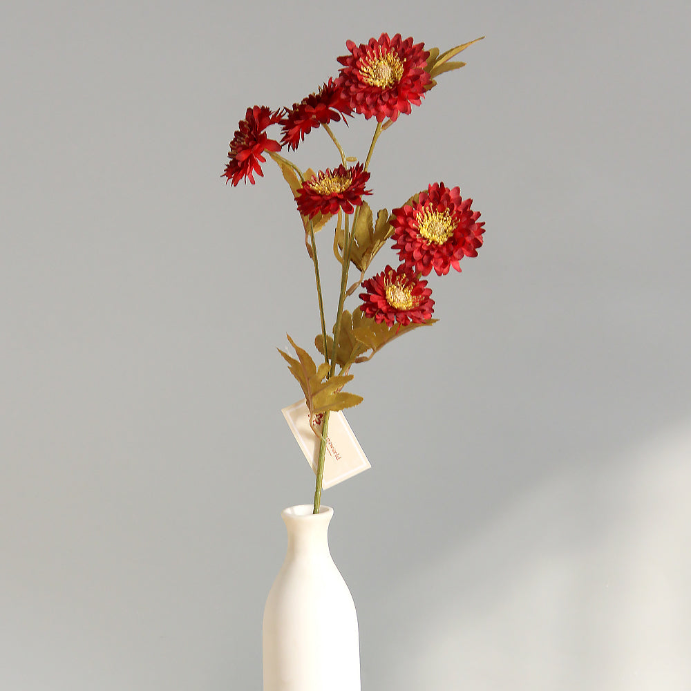 57cm Artificial Chrysanthemum Multicolour Artificial Flowers Decoration Chrysanthemums Spray High Simulation Flower Home Decor