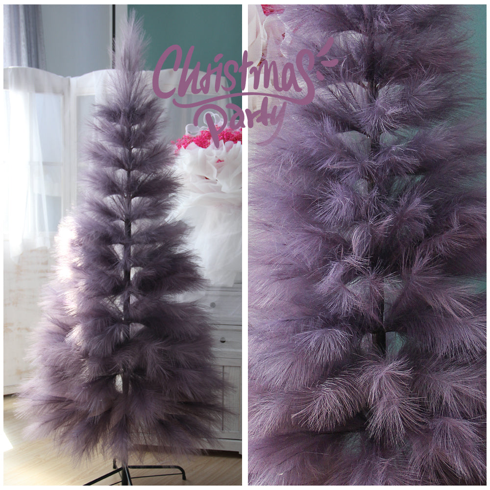 Original Design 1.8m Pure Lilac Artificial Pampas Tree Wedding Home Decoration Tree Pampas Grass Artificial Christmas Tree