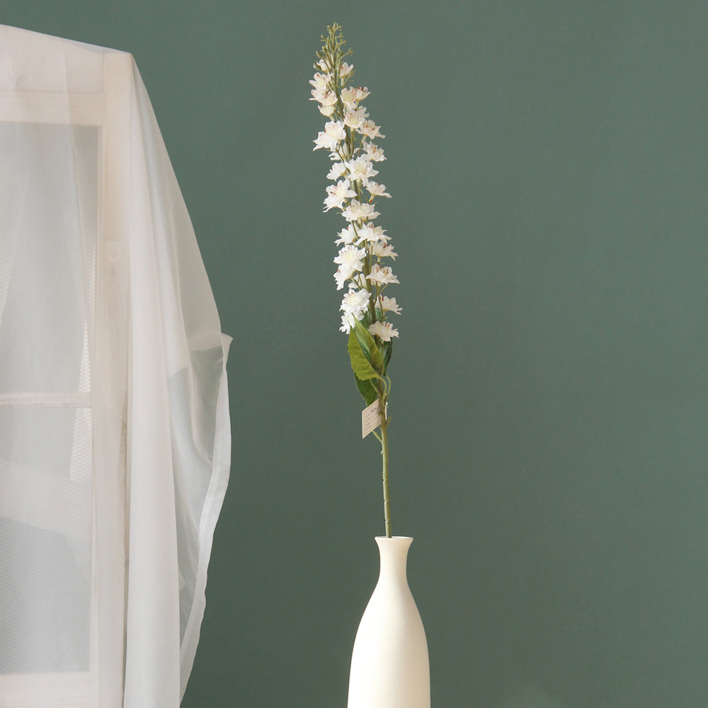 Whosale High Simulation Artificial Real Touch Larkspur Decorative Artificial Flower For Wedding Home Party Decoration