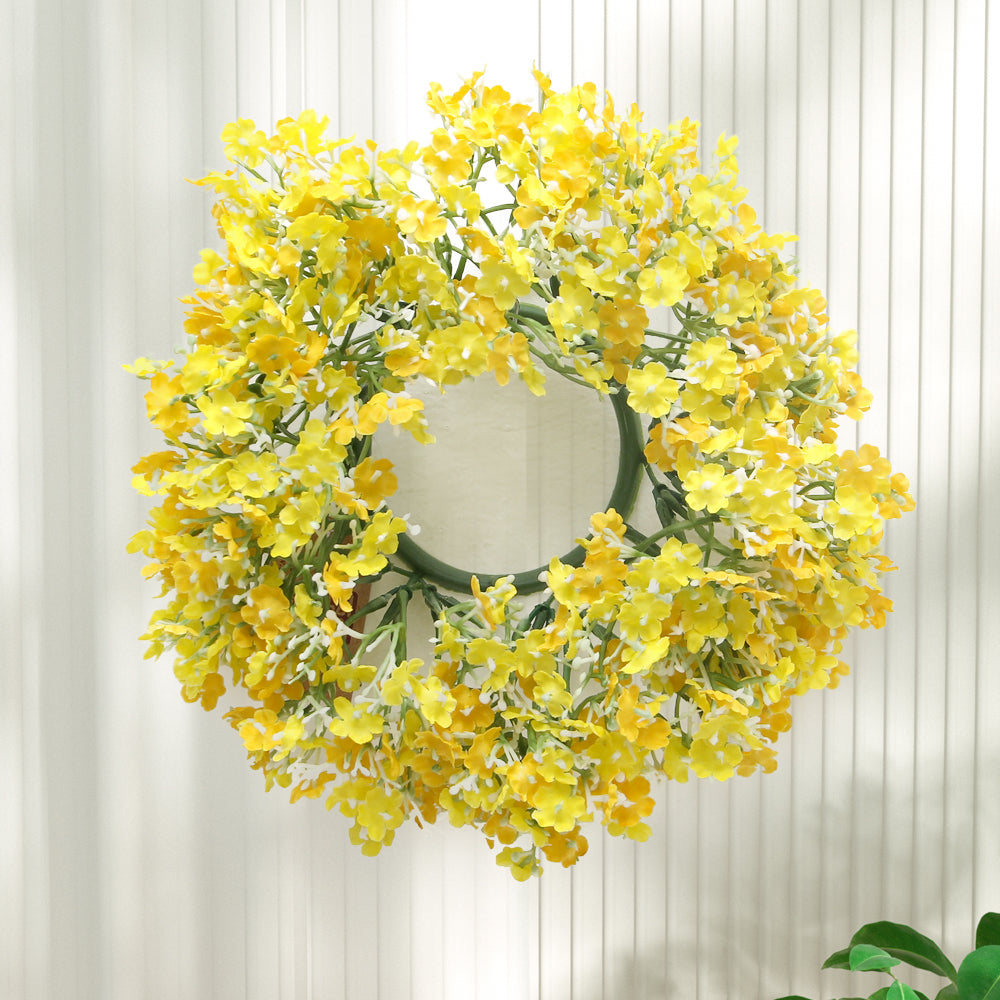 Original Design 25cm Artificial Wreath Spring Summer Wreaths for Home Decoration High Quality Wreath Supplies Wholesale