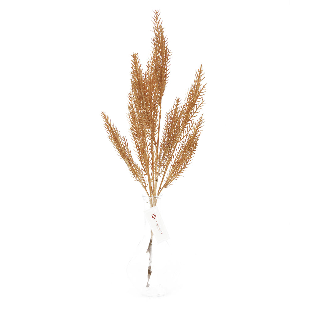 Whosale Four-colour Plastic Grass Artificial Gold Leaves Simulation Silver  Flowers Home Indoor Outdoor DIY Planter Vase Filler
