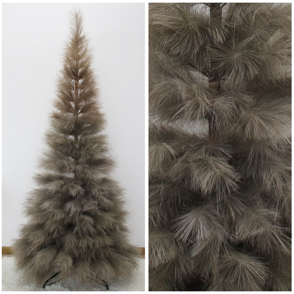 Popular Luxury Everlasting 2.1m Pampas Tree Handmade Artificial Christmas Tree Indoor or Outdoor Decor