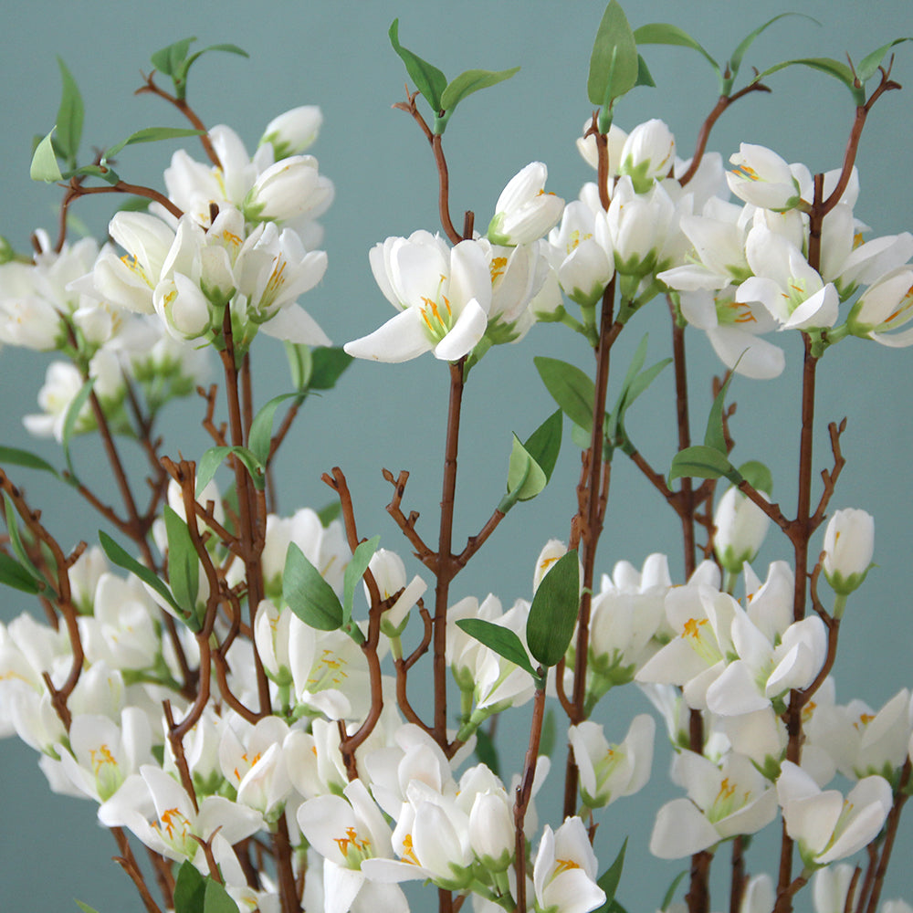 Wholesale Artificial flowers Jasminum Nudiflorum Spring Long Branch Multicolour High Simulation Artificial Branch For Decoration