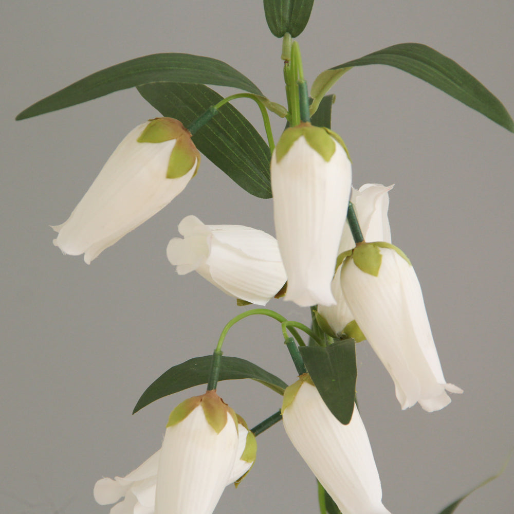 Whosale Long Size Campanula Artificial Flowers For Wedding Home Garden Decoration Artificial Flower Arrangement