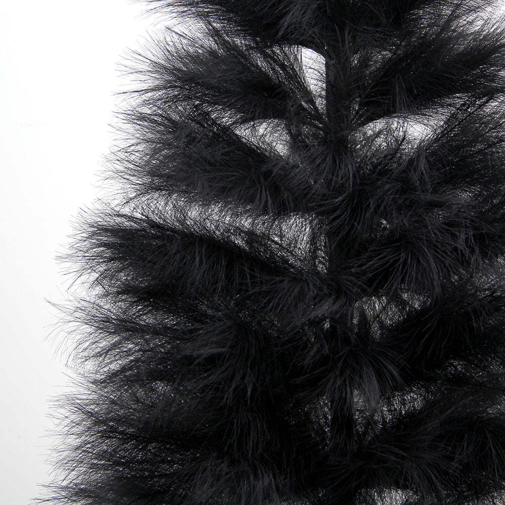 Black Color Pampas Grass Tree Handmade Customizable Size and Color Artificial Christmas Decorations Tree Wholesale Decorative Tree