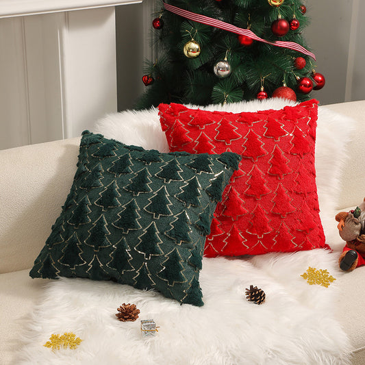 2024 Throw Pillow Bedroom Headboard Pillows & Cushions Plush Decorative & Throw Pillows For Home New Year Holiday Decorations