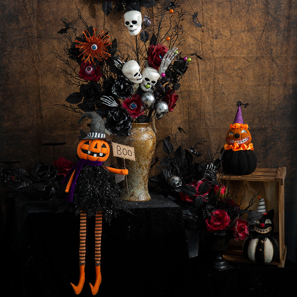 Funny Halloween Decoration Pumpkin Ghost Witch Scary Halloween Plush Doll Halloween Accessories For Halloween Party Supplies