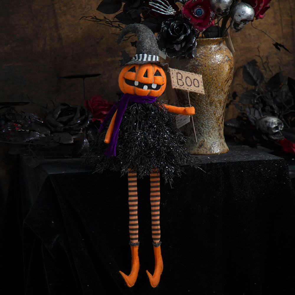 Funny Halloween Decoration Pumpkin Ghost Witch Scary Halloween Plush Doll Halloween Accessories For Halloween Party Supplies