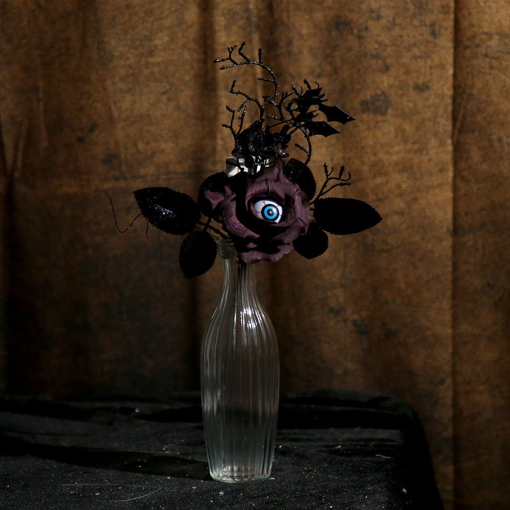 2024 Halloween Theme Design Artificial Flower Branch Halloween Props Eyeball Halloween Decorations
