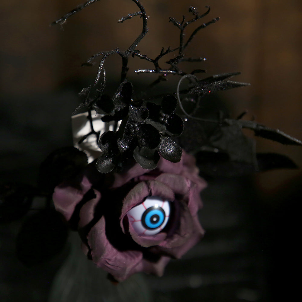 2024 Halloween Theme Design Artificial Flower Branch Halloween Props Eyeball Halloween Decorations