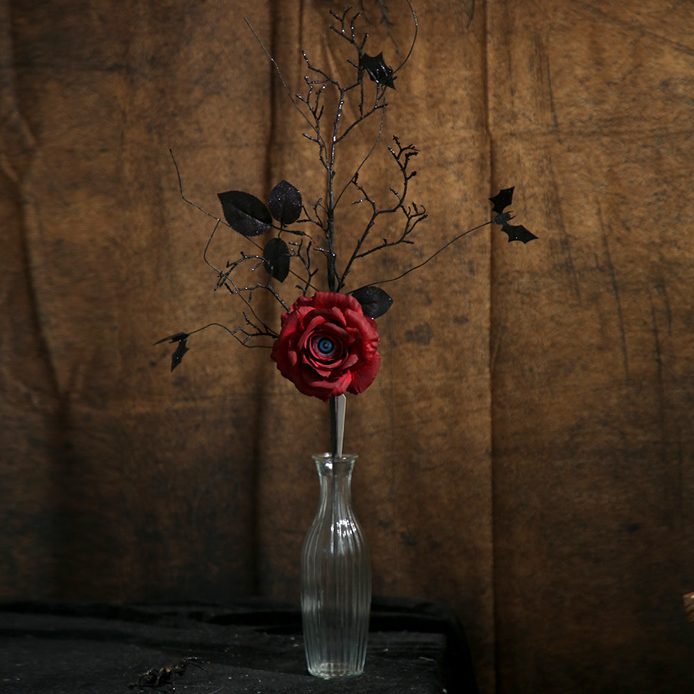 Luxury Ornament Halloween Branches Picks Roses Flower Faux Twigs Artificial Berry Stems For Halloween Decoration