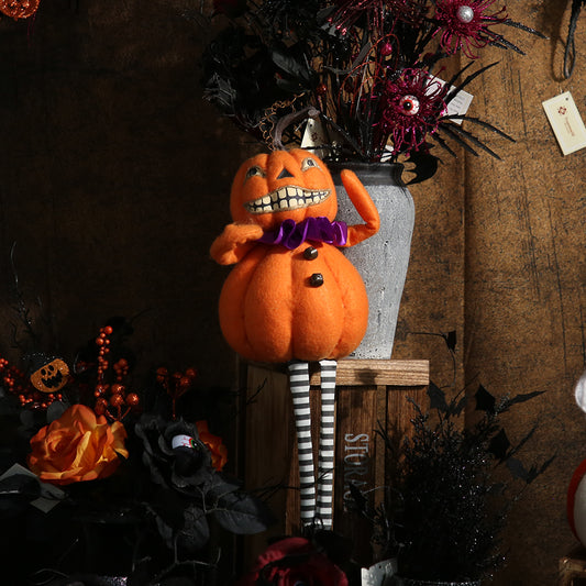 High Quality Halloween Decoration Halloween Pumpkin Ghost Dolls Long-legged Gnomes For Halloween Home Decor