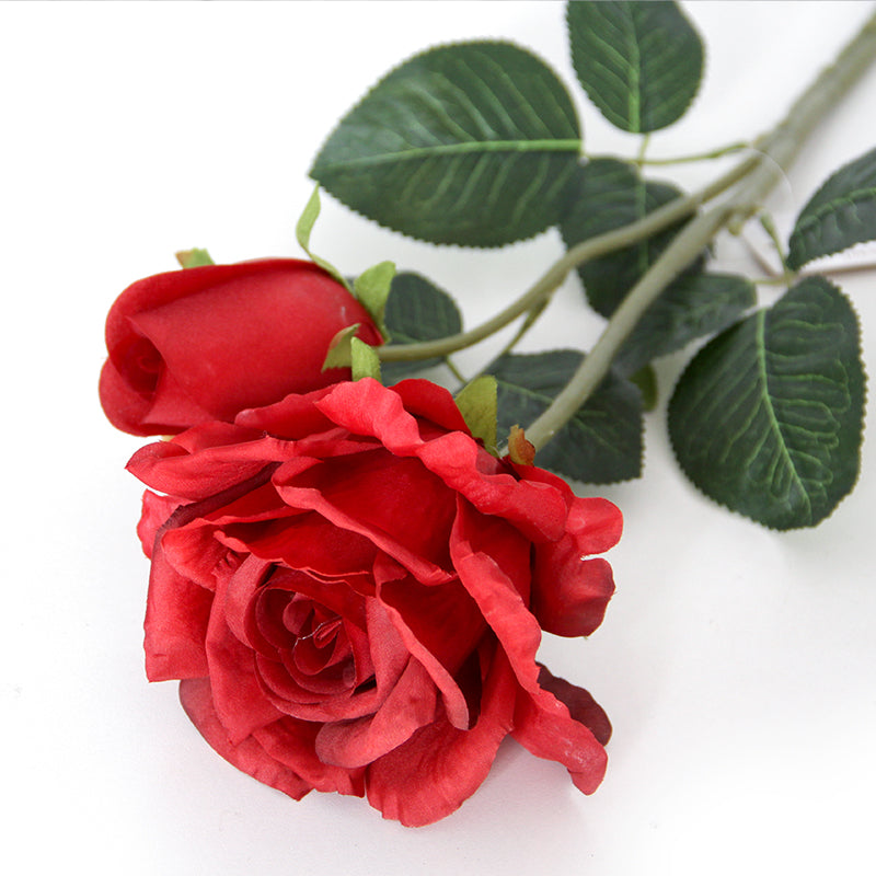 Wholesale Popular Rose High Simulation Bionic Technology Artificial Rose Flowers Decoration Flowers Wedding Celebration