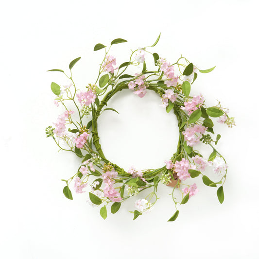 Transworld Original Handmade 18INCH Artificial Wreath Spring Floral Wreath for Home Garden Decoration
